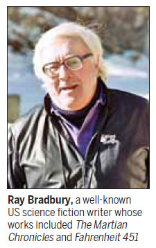 Science fiction author Ray Bradbury, 91, dies