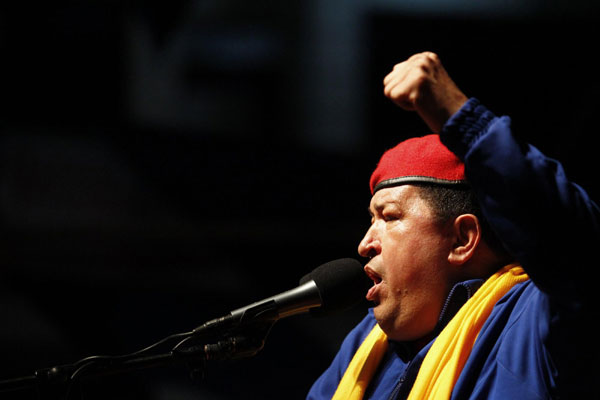 Chavez says election loss would spark civil war