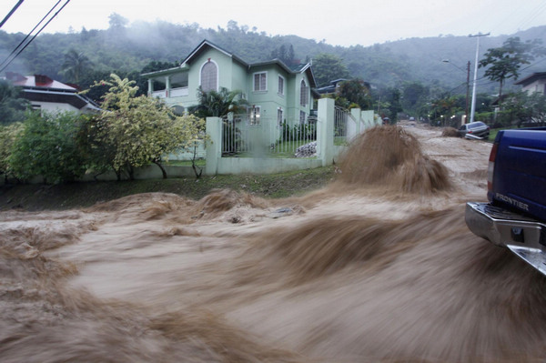 Heavy rainfall hits Trinidad and Tobago