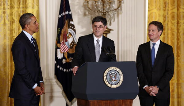 Obama nominates Jacob Lew as Treasury Secretary