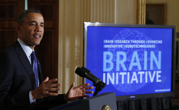 Obama unveils initiative to study human brain