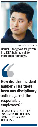 Student left in cell for 4 days settles with DEA