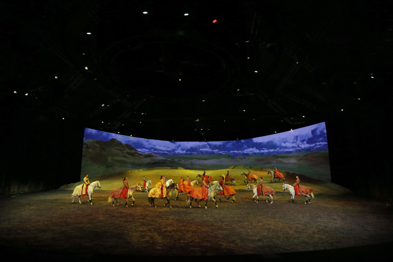 The horse show of 'Odysseo'