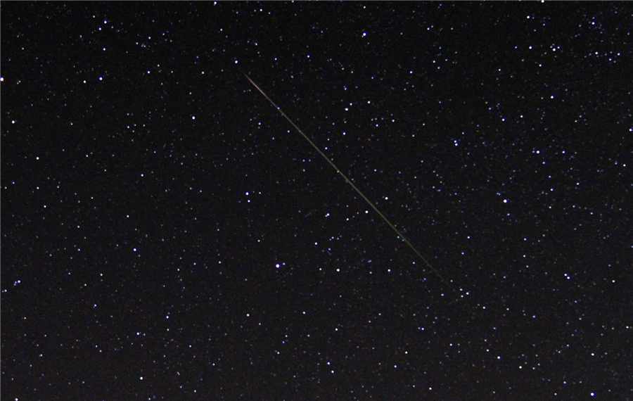 Perseid meteor shower puts on show in night sky