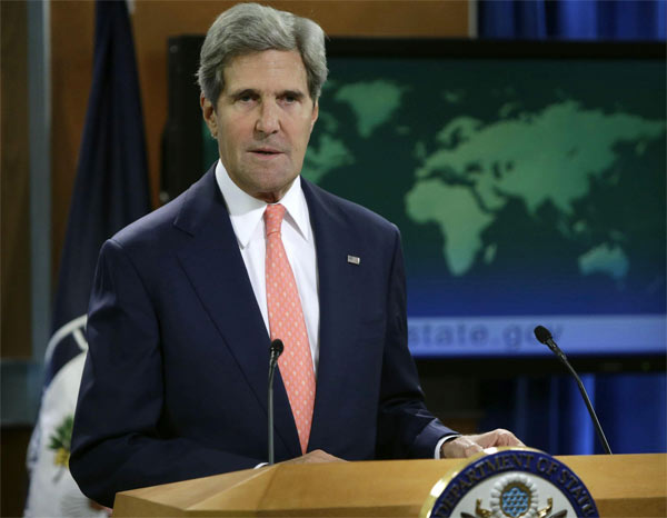 Kerry: Syria chemical arms use 'obscenity'
