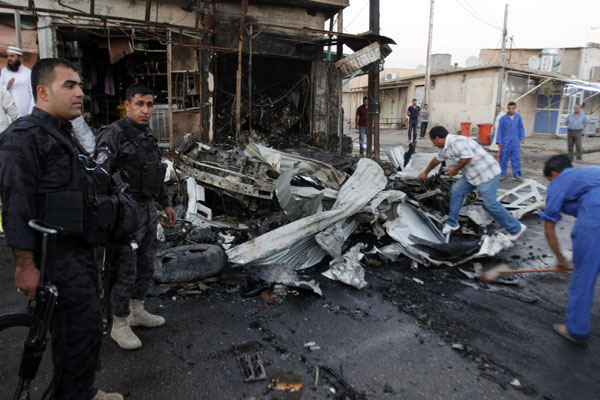 44 killed, 133 injured in Iraq's violence