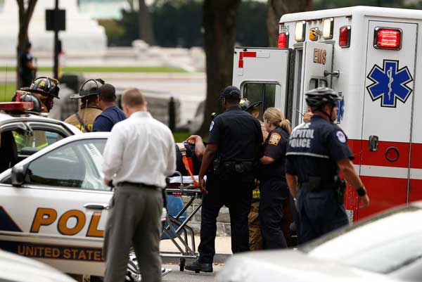 Gunfire forces brief lockdown at US Capitol in Washington