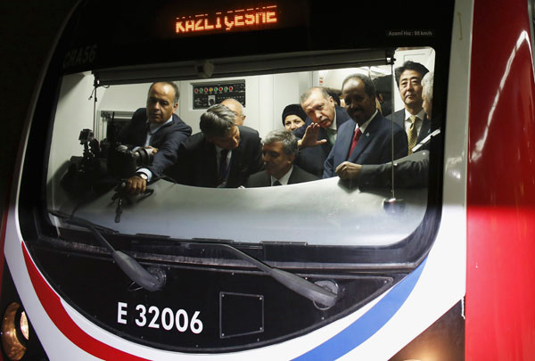 Turkey launches undersea commuter train