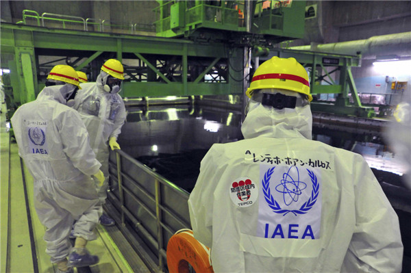 IAEA team continues review of Fukushima plant