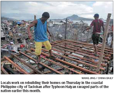 Conditions testing patrols in Tacloban