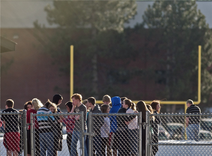 Two students wounded in US school shooting