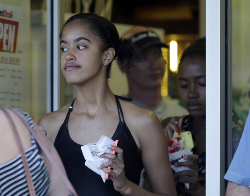 US First Family out for shave ice in Hawaii