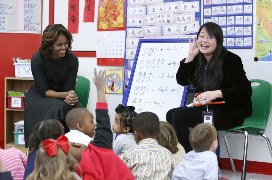 US first lady preps for China visit