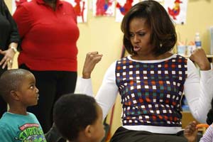 US first lady preps for China visit