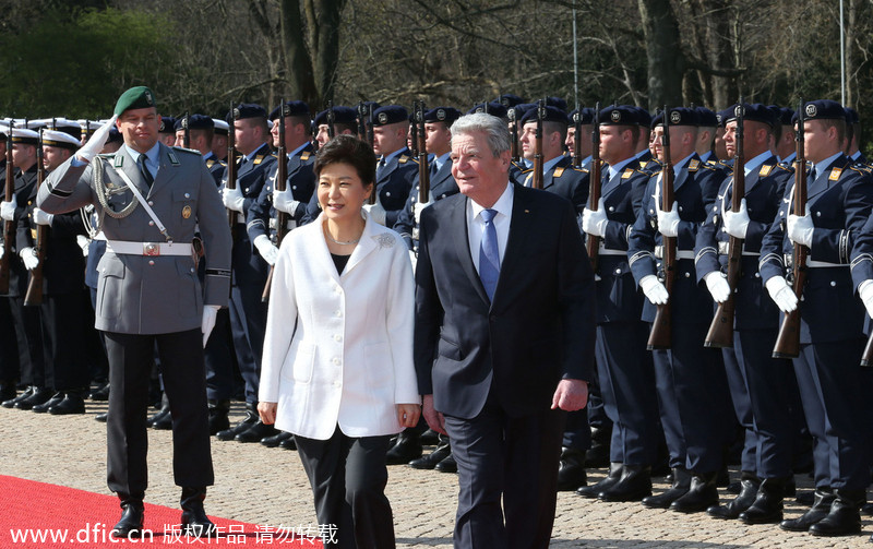 Park Geun-hye visits Germany