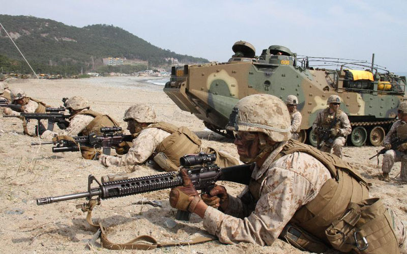 US-South Korea joint landing exercises in Pohang