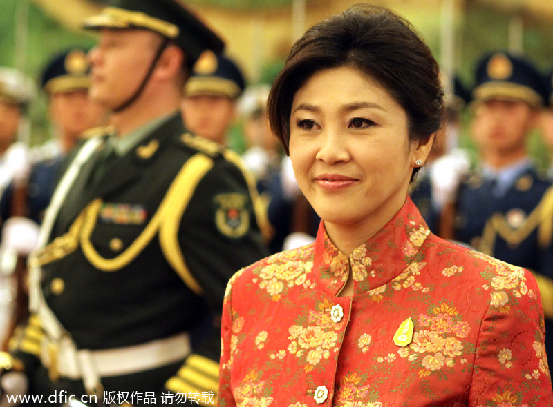 Thai PM Yingluck bids farewell