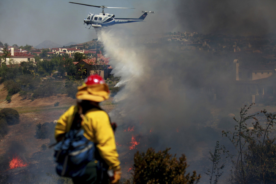 Wildfires force evacuations in California