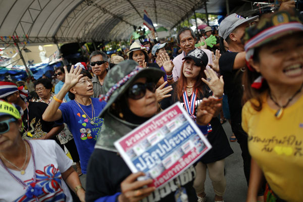 Two killed in blast near Thai protest site