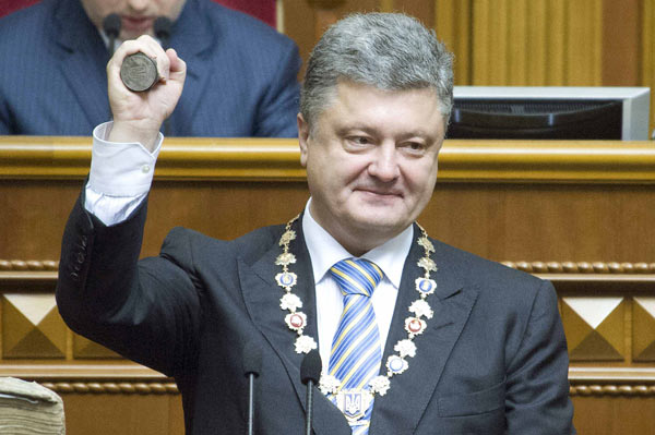 Ukraine's new president tough over Crimea