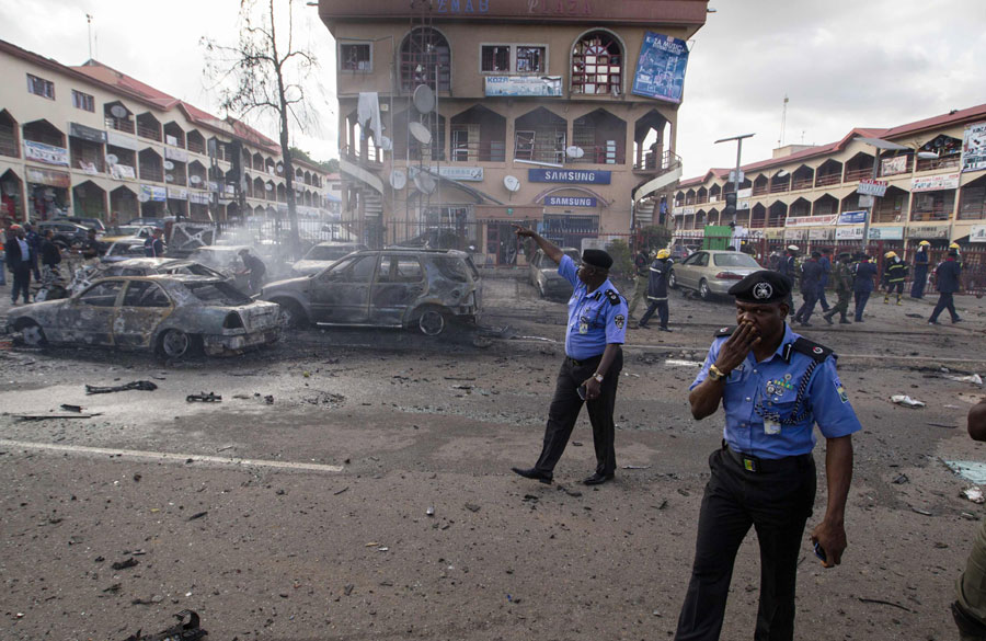 At least 21 killed in rush-hour blast in Nigerian capital