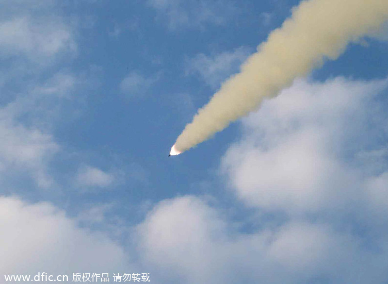 DPRK tests newly developed missiles