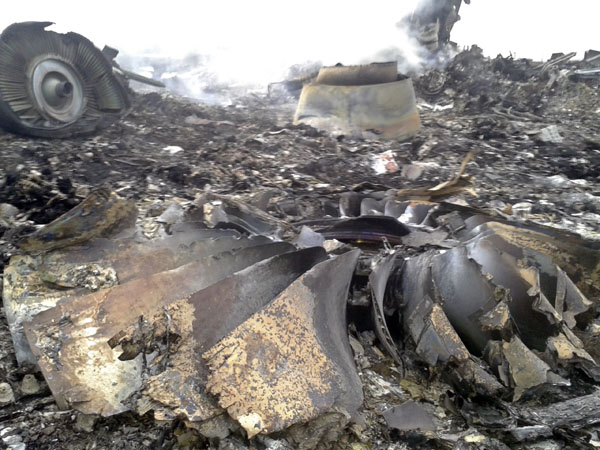 Malaysian airliner downed in Ukraine, 295 dead