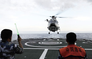 Chinese naval vessels participate in RIMPAC drill