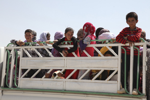 UN chief urges help to displaced people in Iraq