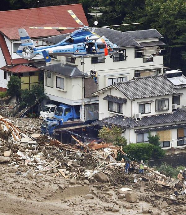 Landslides kill at least 27 in Japan