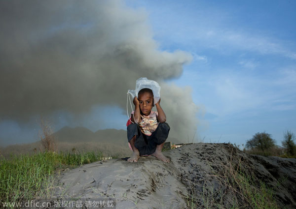 Lives risked daily in the shadow of active volcanoes