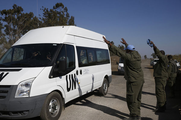 All 45 detained Fijian peacekeepers released in Golan Heights