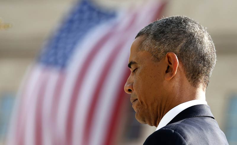 Obama leads US in remembrance of Sept 11 victims