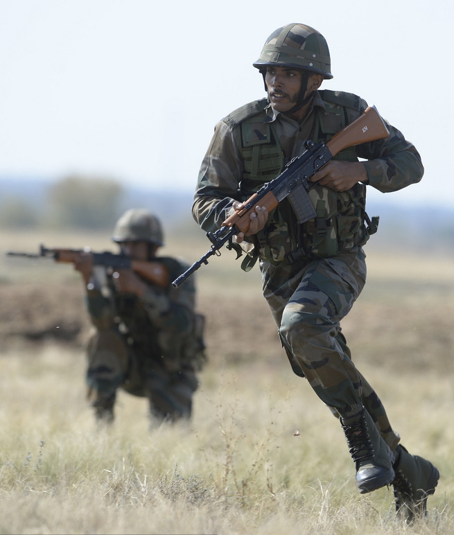 Russian-Indian tactical exercises at Volgograd