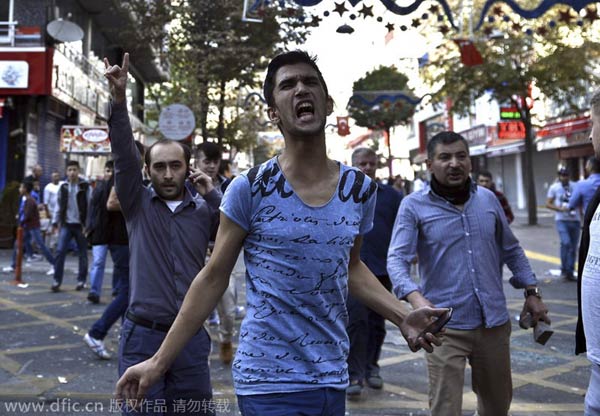 Nine killed in Kurds protest in Turkey