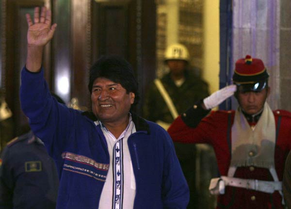 Bolivia's President Morales win election