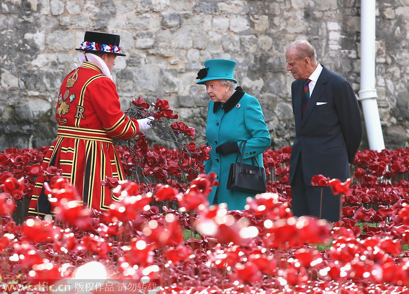 UK royals visit 'Blood Swept Lands and Seas of Red'