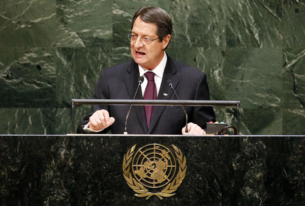 Cyprus president hospitalized in Brussels