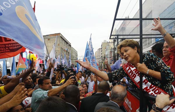 Brazilian President Rousseff leads among women