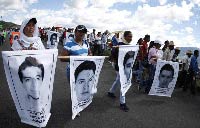 Fathers of missing Mexican students blast president