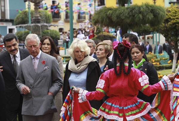 Prince Charles in Mexico on Day of the Dead