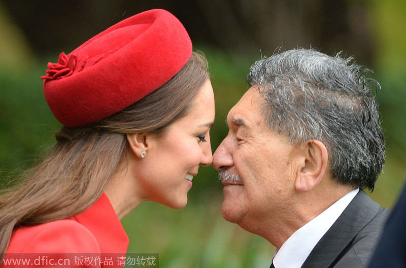 Traditional Maori welcome greets personalities