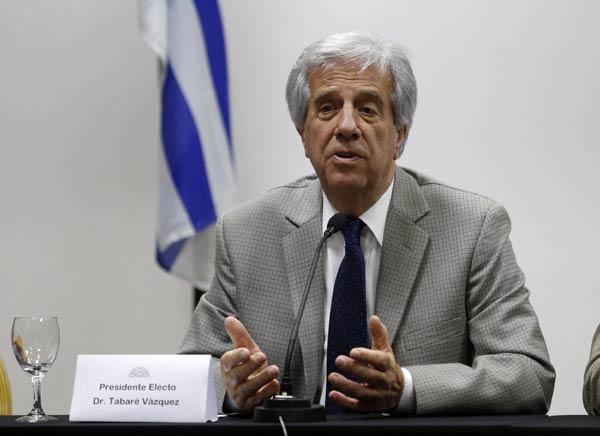 Uruguay president-elect names cabinet, signals policy continuity