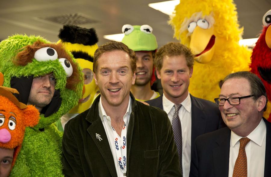 Prince Harry joins in fun at ICAP charity day
