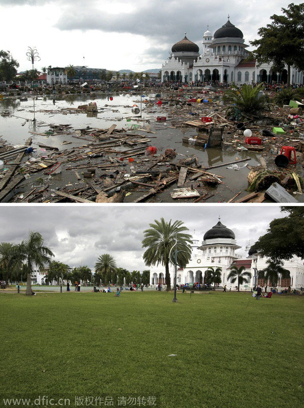 10 years after tsunami: then and now