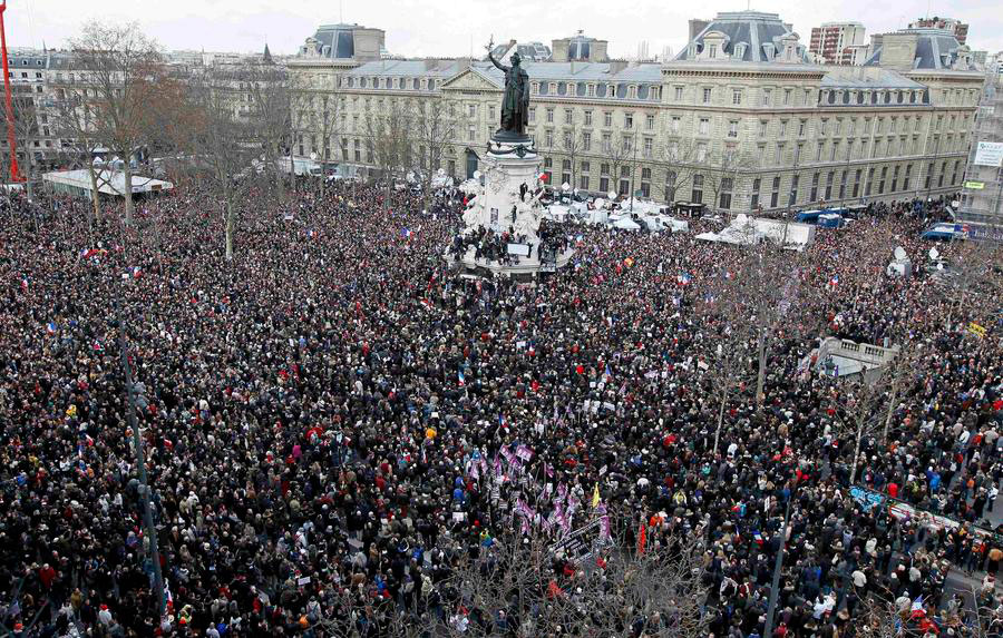 Marching in solidarity: Paris 'unity rally' in photos