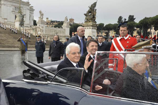 Italy's new president gets unanimous welcome