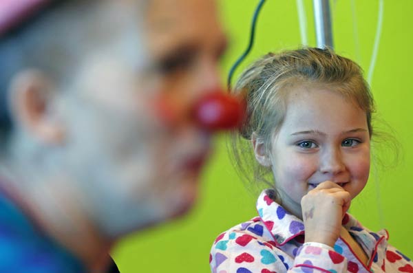 Clown therapy for sick children