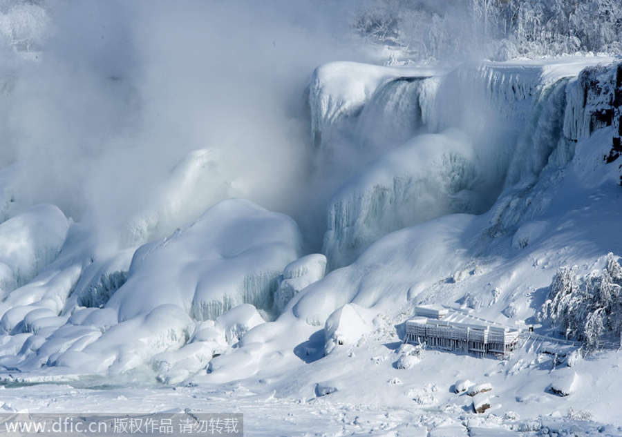 Niagara Falls: masterpiece of winter god 