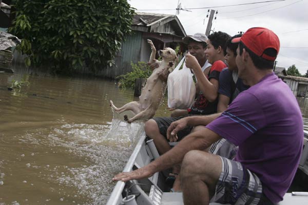 Floods displace over 2,000 in Brazil